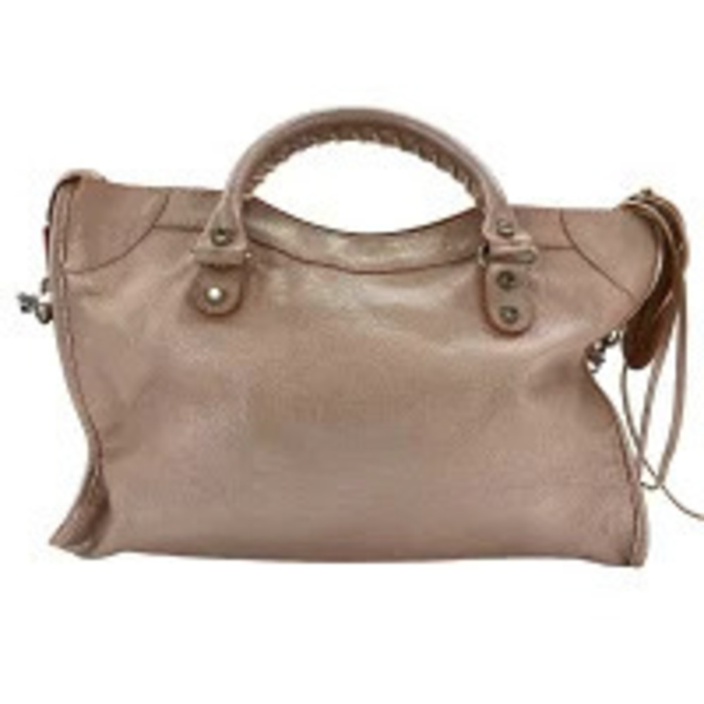 Balenciaga Leather The City Handbag Pink